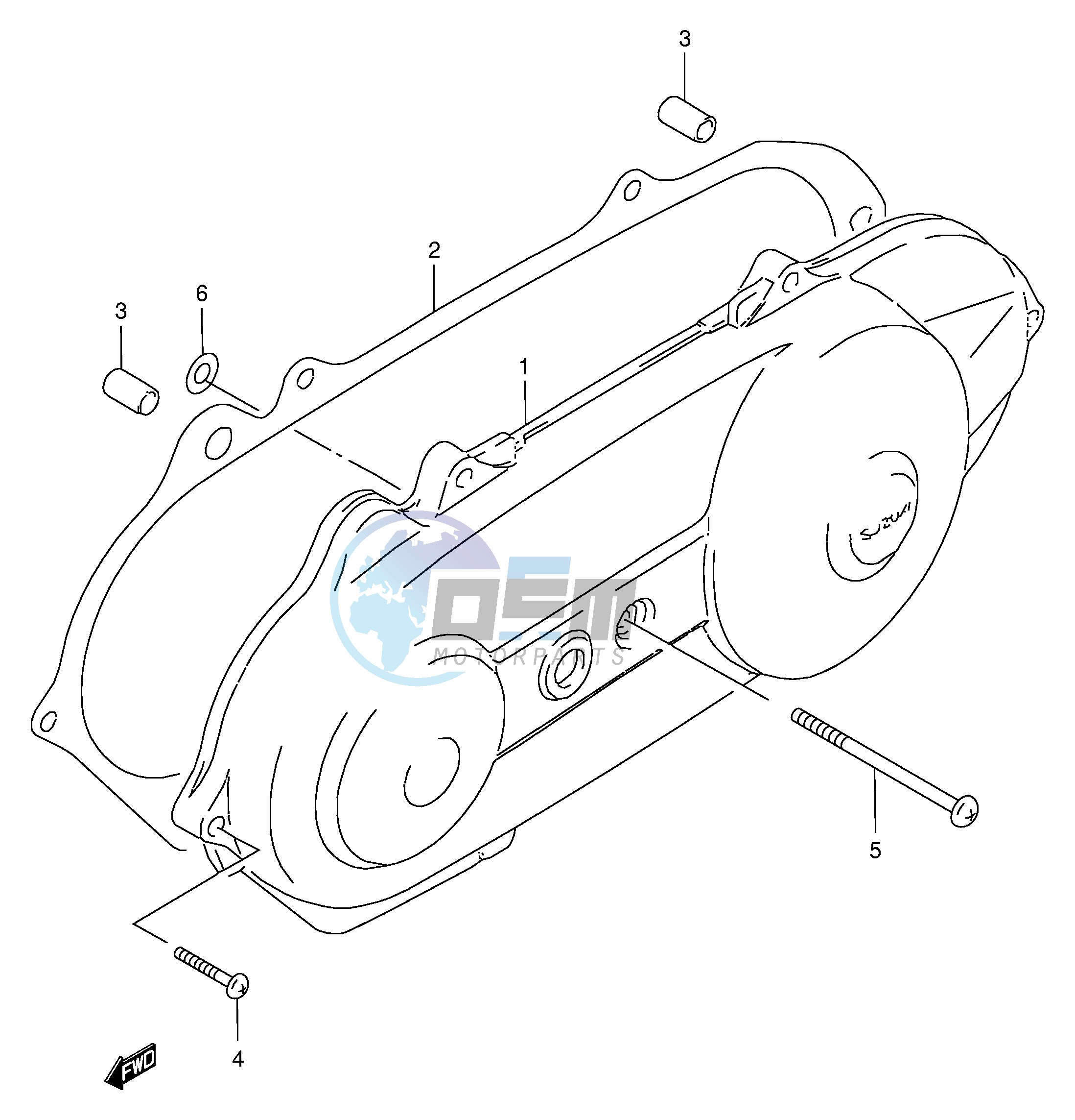 CRANKCASE LH COVER