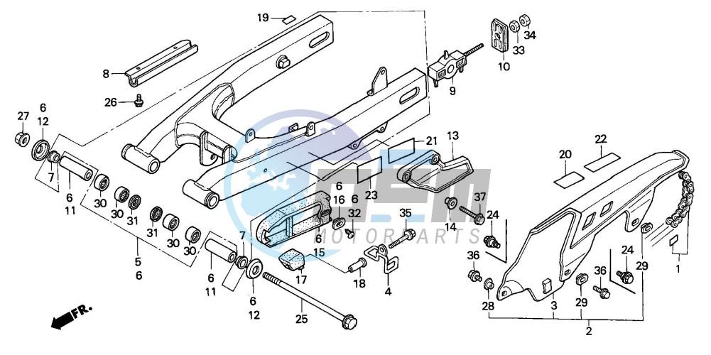 REAR FORK