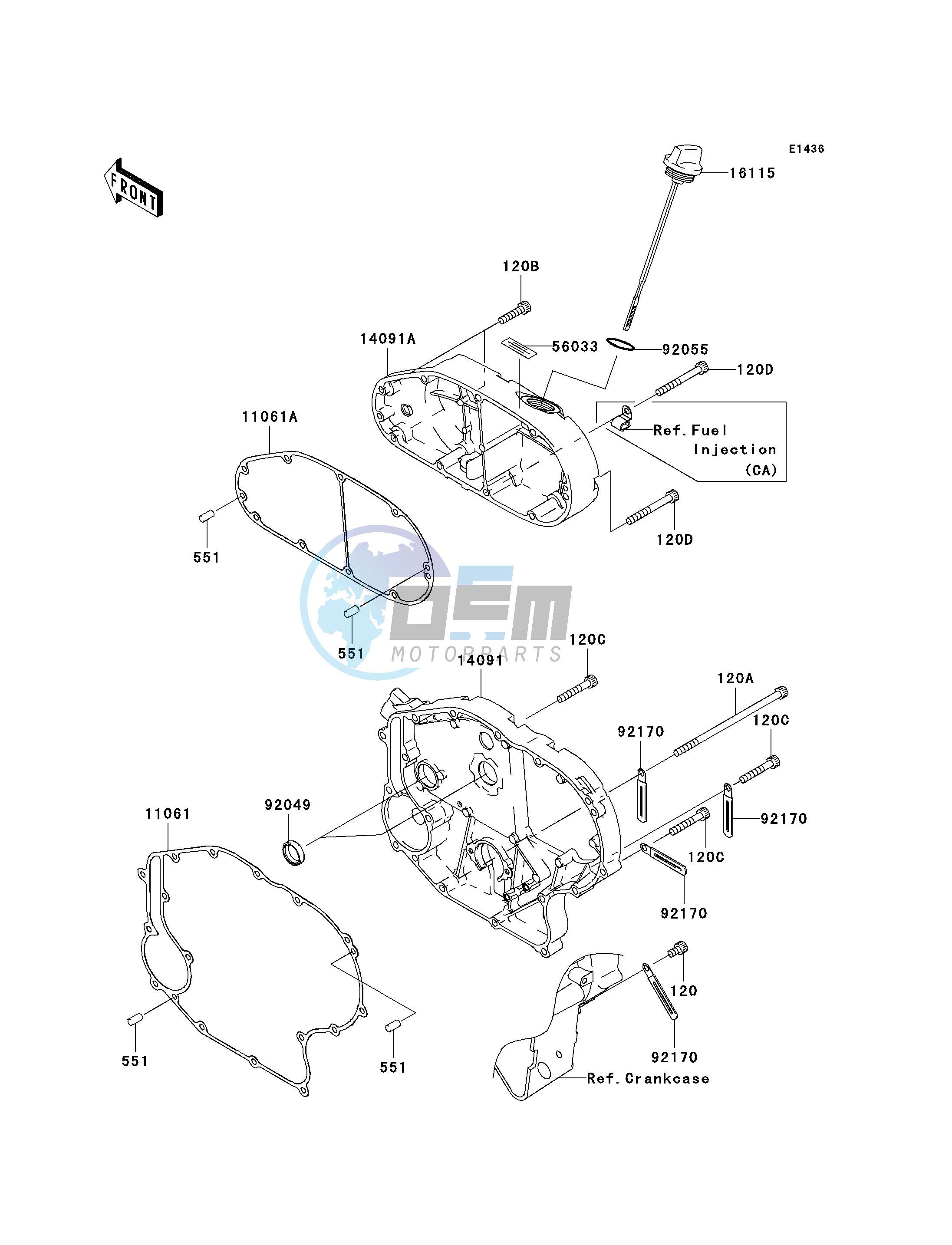 RIGHT ENGINE COVER-- S- -