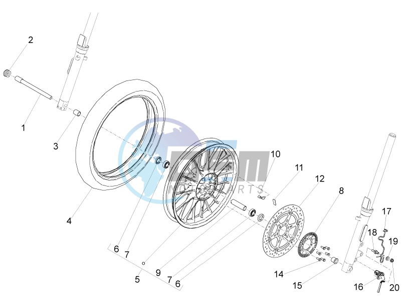 Front wheel