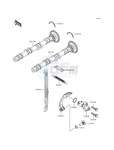 ZX 750 M [NINJA ZX-7R] (M1-M2) [NINJA ZX-7R] drawing CAMSHAFT-- S- -_TENSIONER