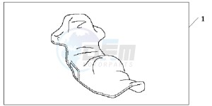 GL1800 drawing SEAT COVER