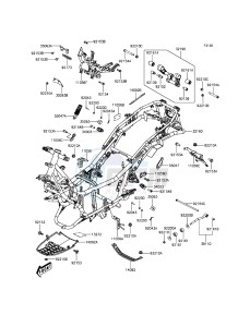 J125 ABS SC125BGFA XX (EU ME A(FRICA) drawing Frame