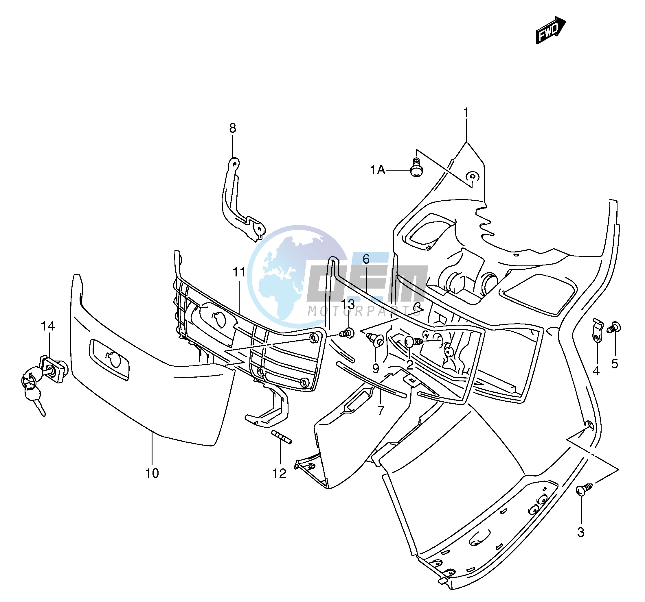 FRONT BOX (MODEL X Y)