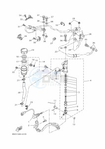 XTZ690 TENERE 700 (BEH3) drawing REAR MASTER CYLINDER