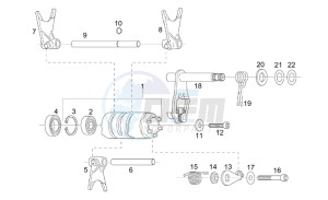 Classic 125 drawing Grip shift