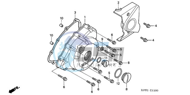 LEFT CRANKCASE COVER