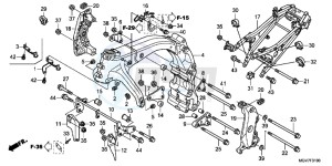 CBR600FAB CBR600F ABS E drawing FRAME BODY