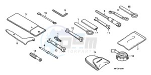 CB600FA3A Europe Direct - (ED / ABS ST) drawing TOOLS