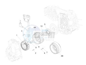 SUPER GTS 125 4T IE ABS-NOABS E3 (EMEA) drawing Flywheel magneto