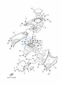 YFM700FWAD GRIZZLY 700 EPS (BLT8) drawing SIDE COVER