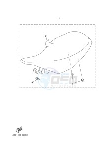 YFM250R RAPTOR 250 (33B7) drawing SEAT