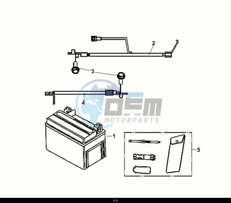 BATTERY - TOOL BOX