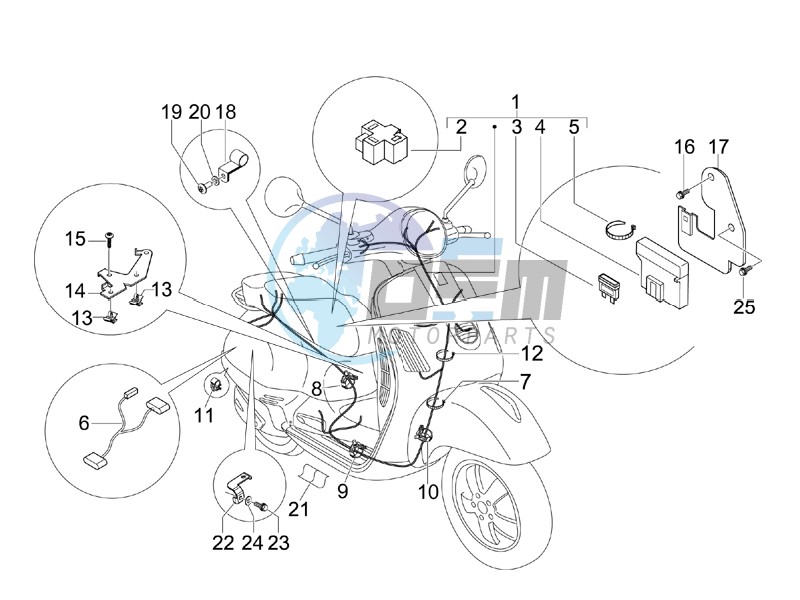 Main cable harness