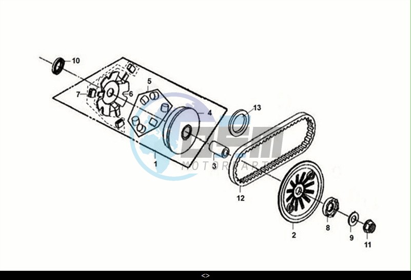 MOVABLE DRIVE FACE ASSY