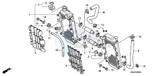 CRF150RBC drawing RADIATOR