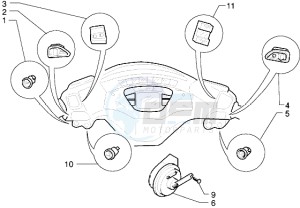 X9 125 drawing Electric devices-Horn