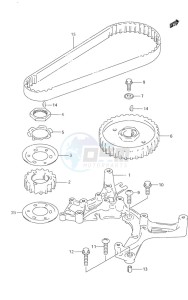 DF 9.9 drawing Timing Belt