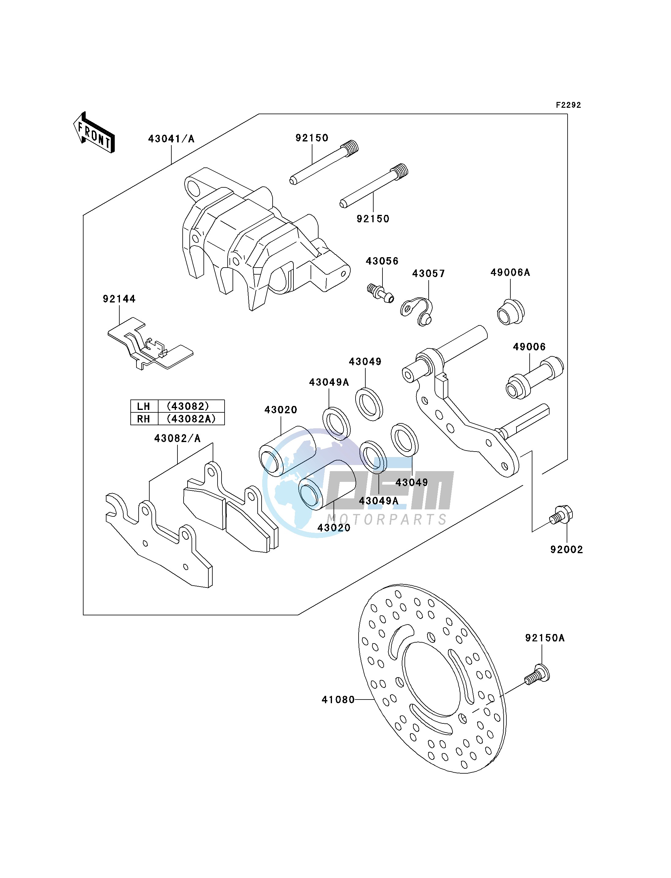 FRONT BRAKE-- C15- -