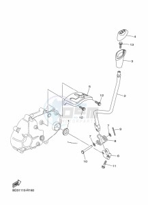 YFM90R (BD3C) drawing SHIFT SHAFT