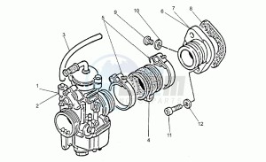 Strada 1000 drawing Fuel supply