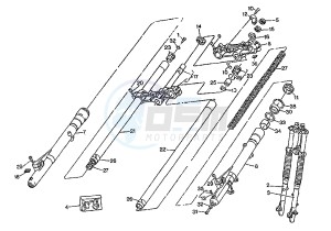 ELEFANT 750 drawing FRONT FORK