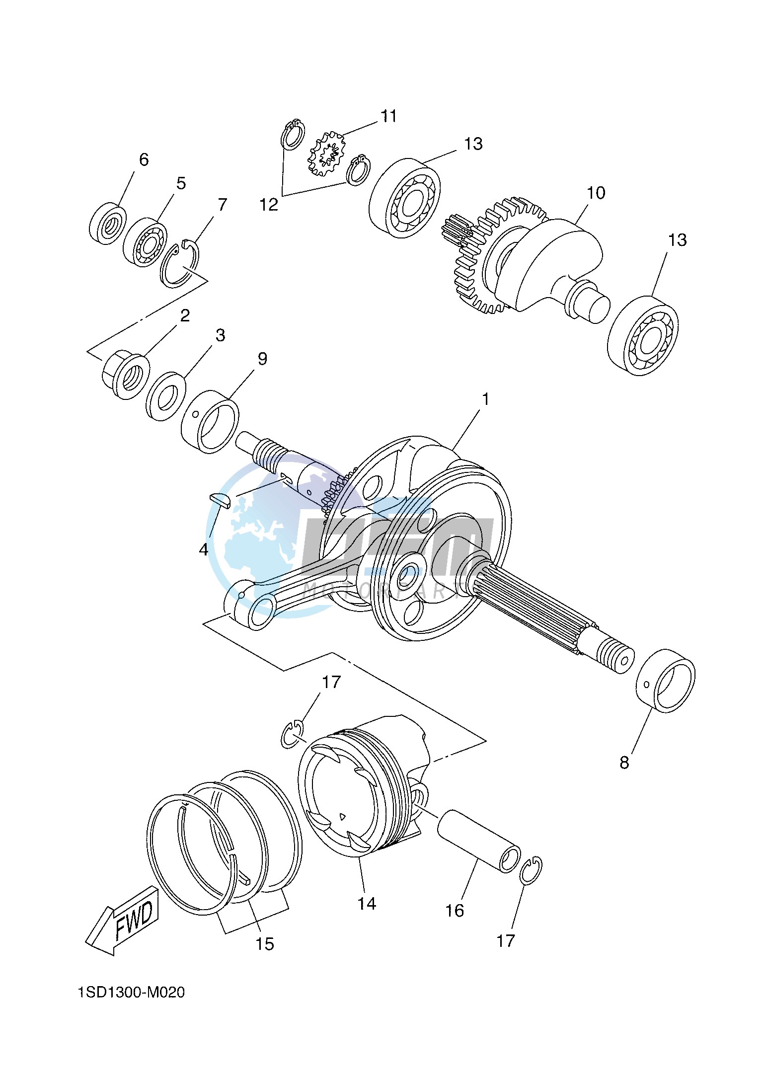 CRANKSHAFT & PISTON