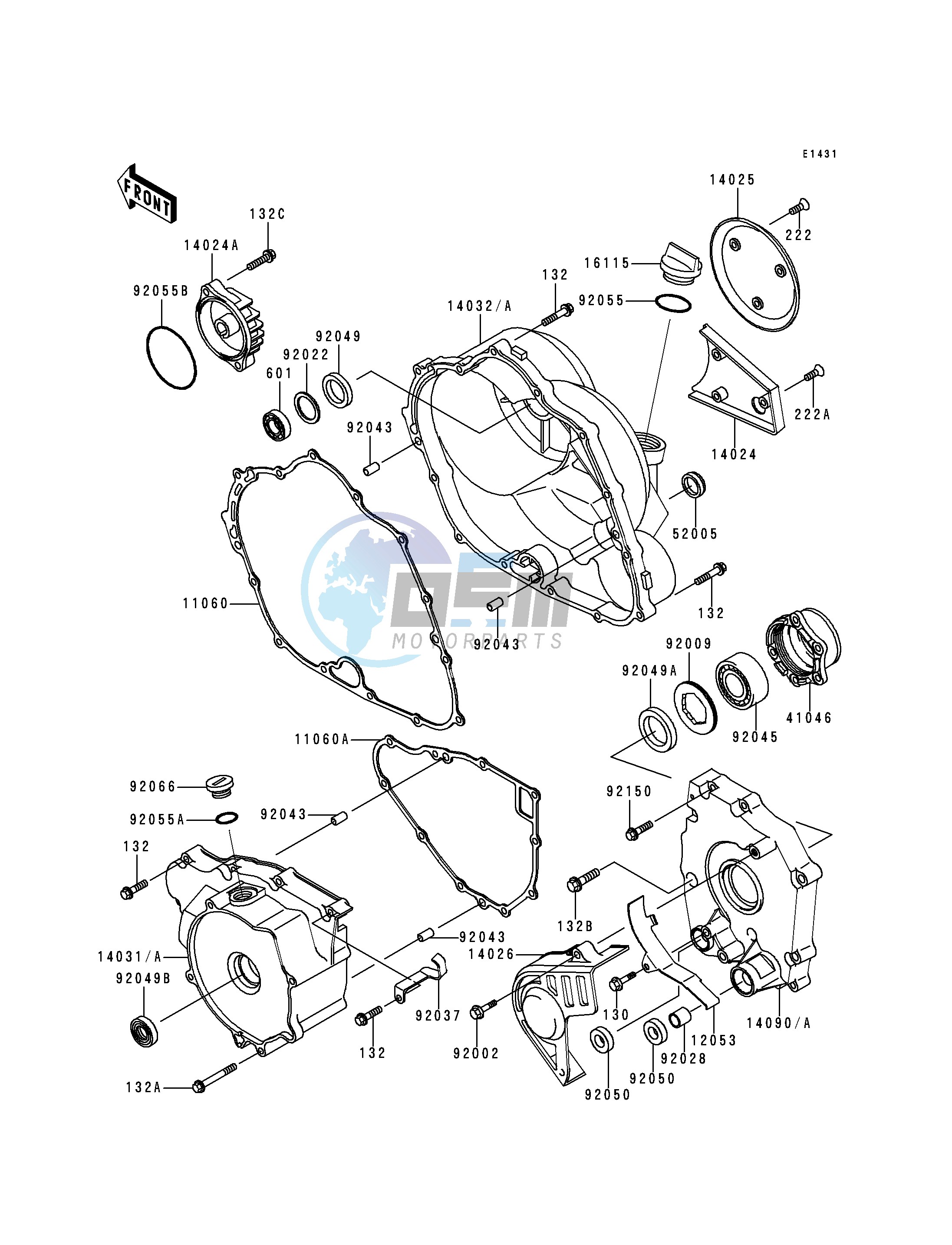 ENGINE COVER-- S- -