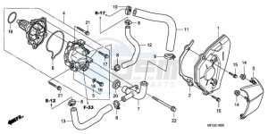 CB600FA3A Europe Direct - (ED / ABS ST 25K) drawing WATER PUMP