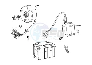 SENDA SM DRD EDITION BLACK - 50 cc drawing FLYWHEEL MAGNETO