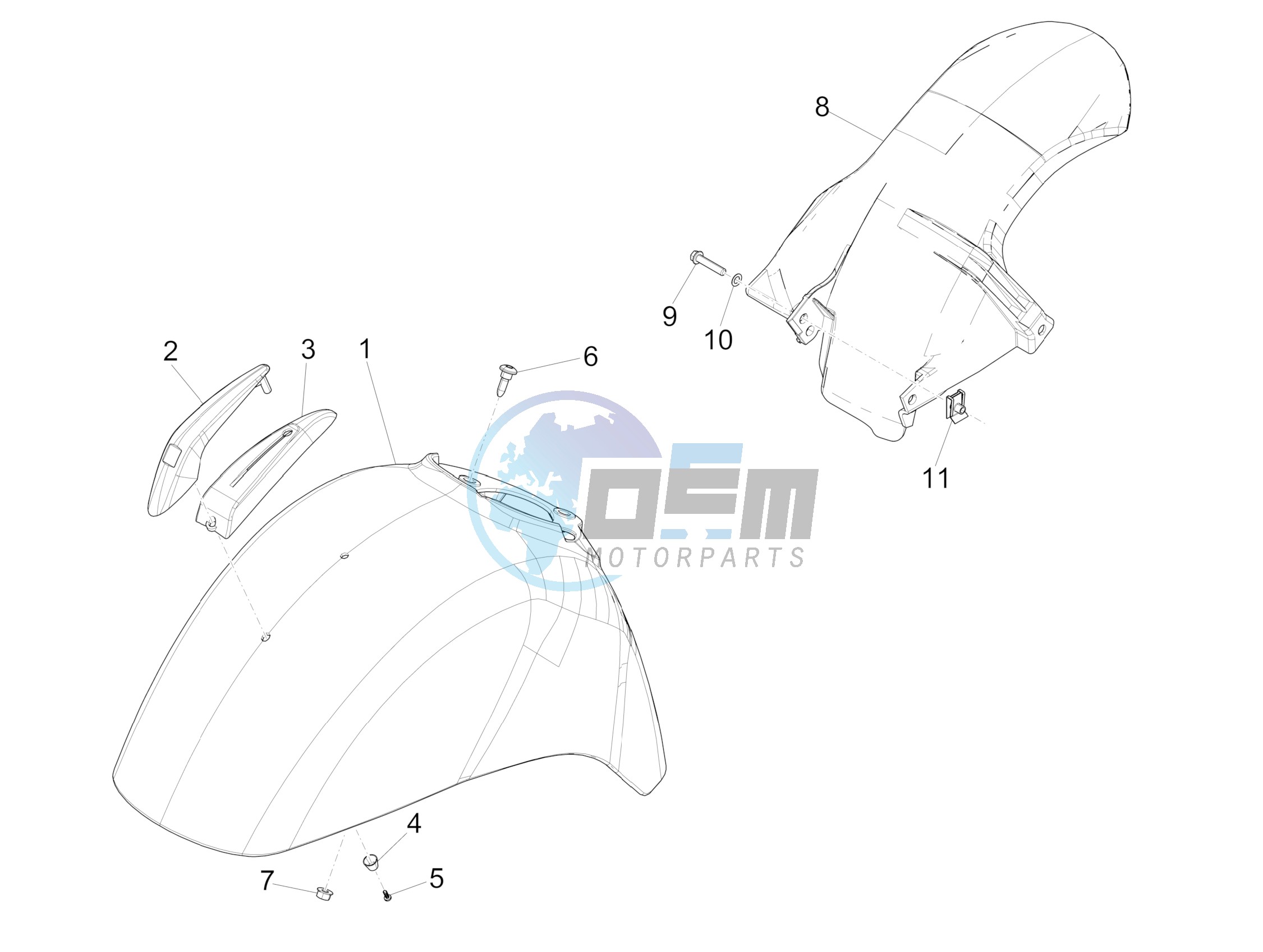 Wheel housing - Mudguard