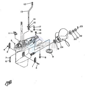 55B drawing LOWER-CASING-x-DRIVE