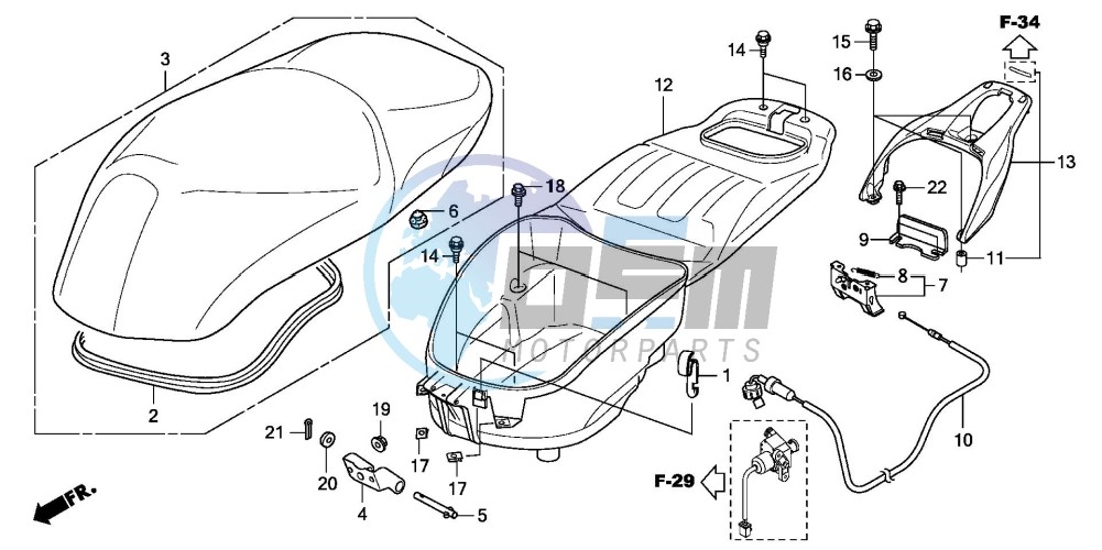 SEAT/LUGGAGE BOX