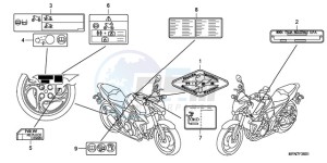 CB1000RA Europe Direct - (ED) drawing CAUTION LABEL(2)