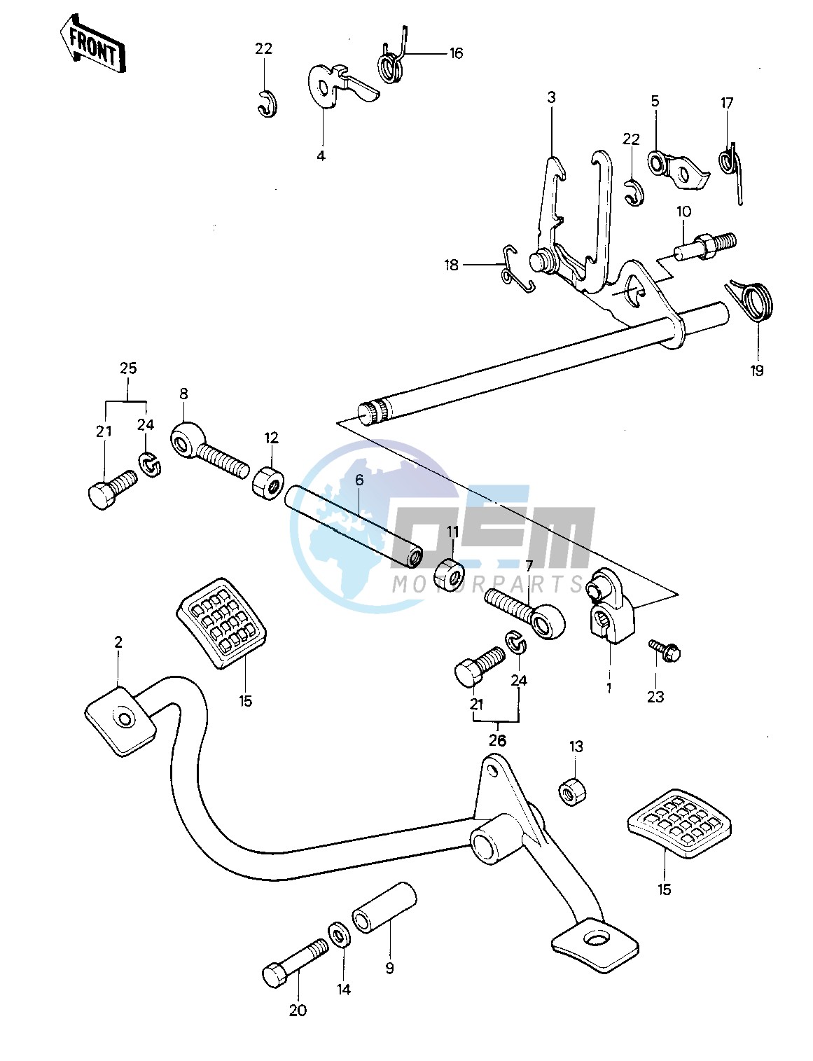 GEAR CHANGE MECHANISM