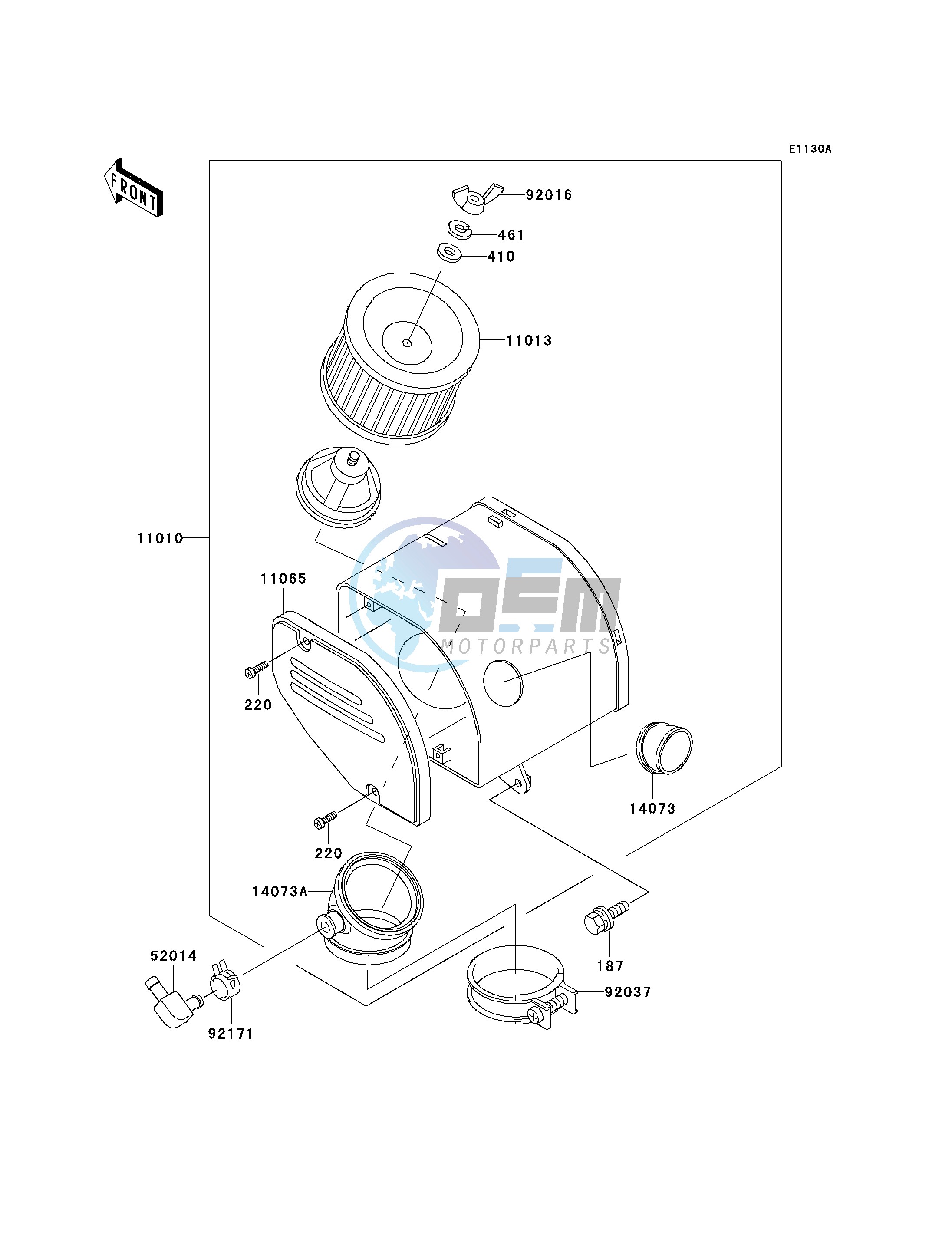 AIR CLEANER-- M8_M9- -