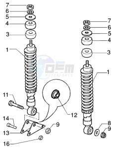 Runner 200 VXR 4t drawing Rear Damper