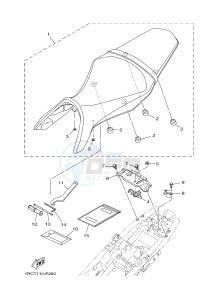 MT09A MT09 ABS 900 (2DRH) drawing SEAT