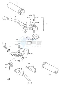 VZ800 (E2) MARAUDER drawing HANDLE LEVER