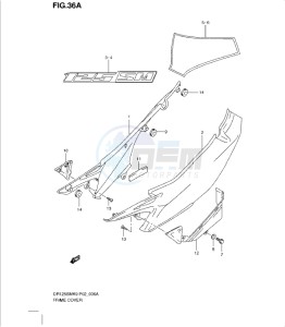 DR125SML 0 drawing FRAME COVER (MODEL L0)