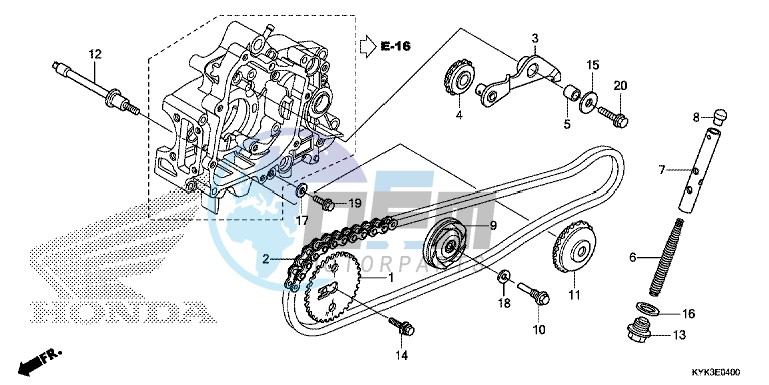 CAM CHAIN/TENSIONER