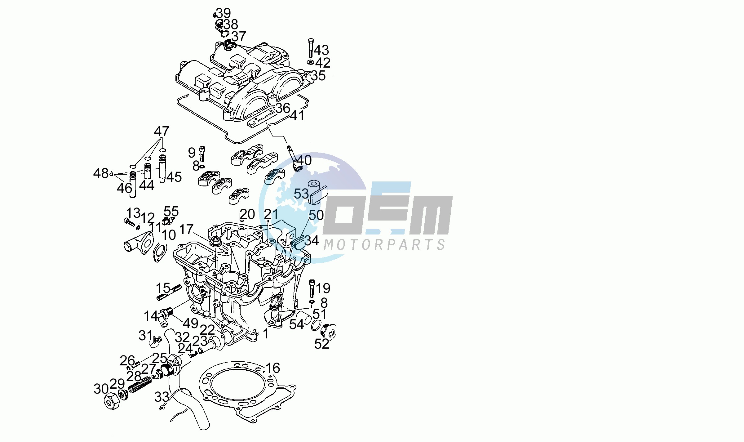 Cylinder - Head - Piston N-S