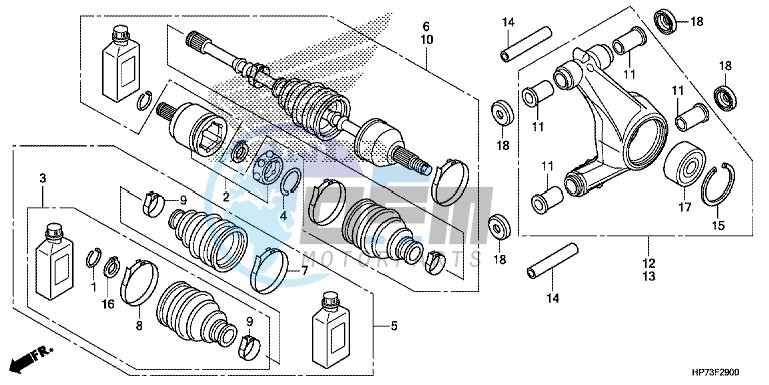 REAR KNUCKLE/REAR DRIVESHAFT