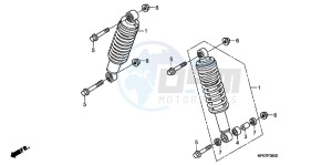 TRX500FPEB drawing FRONT CUSHION