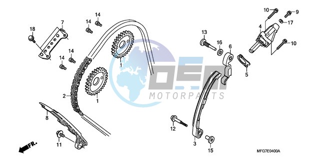 CAM CHAIN/TENSIONER