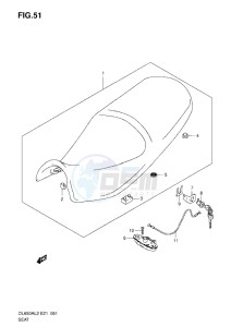 DL650 drawing SEAT