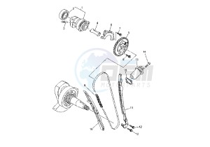 XT R 660 drawing CAMSHAFT - CHAIN