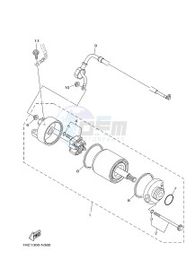 MT09TRA MT-09TRA TRACER 900 (2SC1 2SC2) drawing STARTING MOTOR