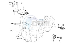 Beverly RST 125 drawing Starting motor