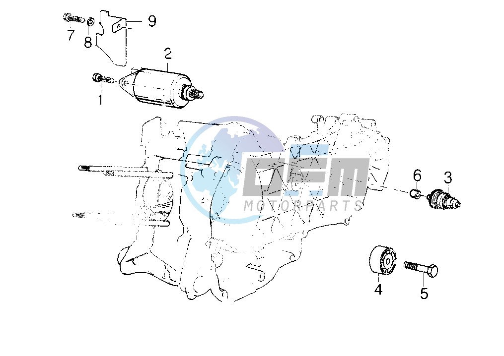 Starting motor